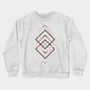 Art Deco Geometric Diamonds Crewneck Sweatshirt